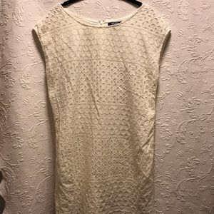Old Navy White Eyelet Dress size Medium